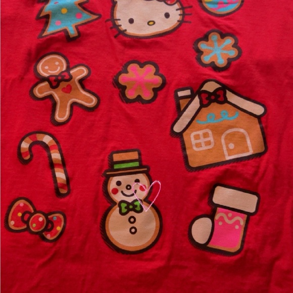 Hello kitty Christmas t shirt small - Picture 4 of 6